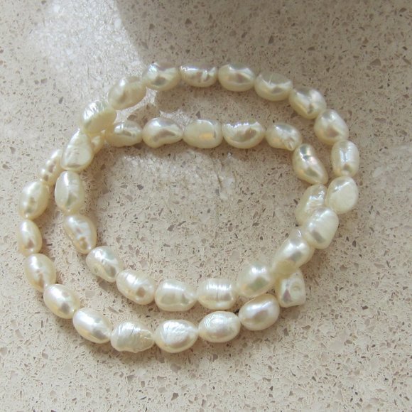 Freshwater Pearl Bracelet Set of 2 - Picture 3 of 12